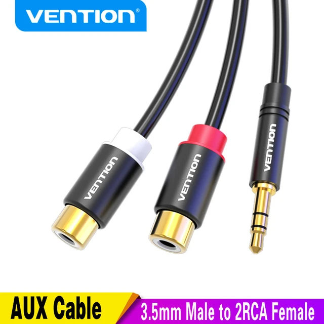 Vention RCA Cable 3.5mm to 2RCA Splitter RCA Jack 3.5 Cable RCA Audio Cable  for Smartphone Amplifier Home Theater AUX Cable RCA - AliExpress