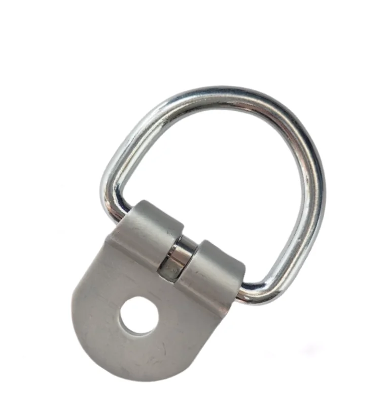 304 Stainless Steel D-Shaped Fixed Rope Pull Ring