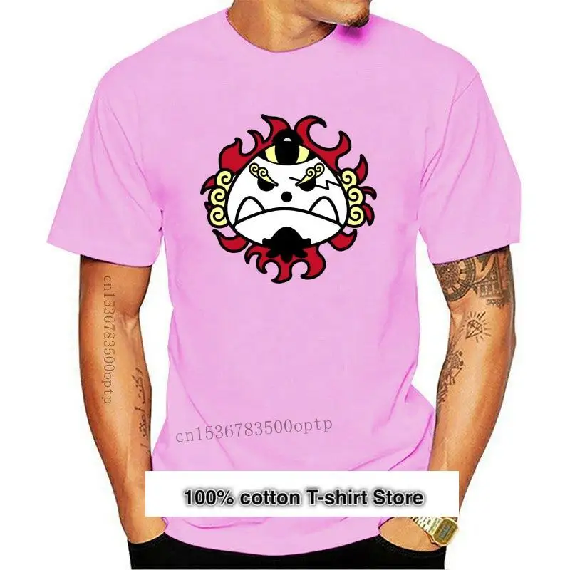 Camiseta De Para Hombre, Camisa Con Estampado De La Bandera Pirata De Jimbei, Manga, Gris, Nueva