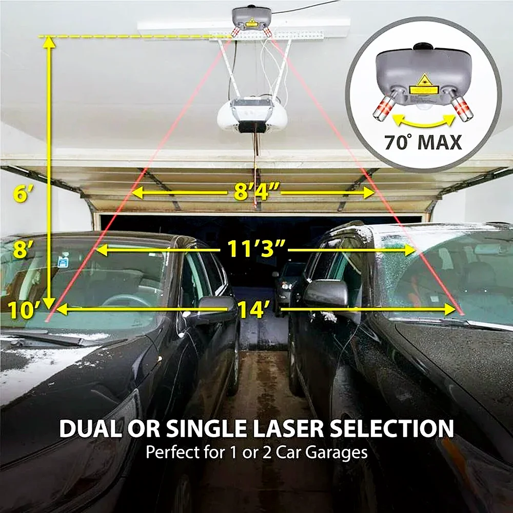 Parking sensor kit Led parking sensor kit Parking sensor Car led parking sensor Laser Garage Auxiliary Parking Device AC/DC Laser Induction Parking Locator Dual/Single Sensor Car Park Positioning System