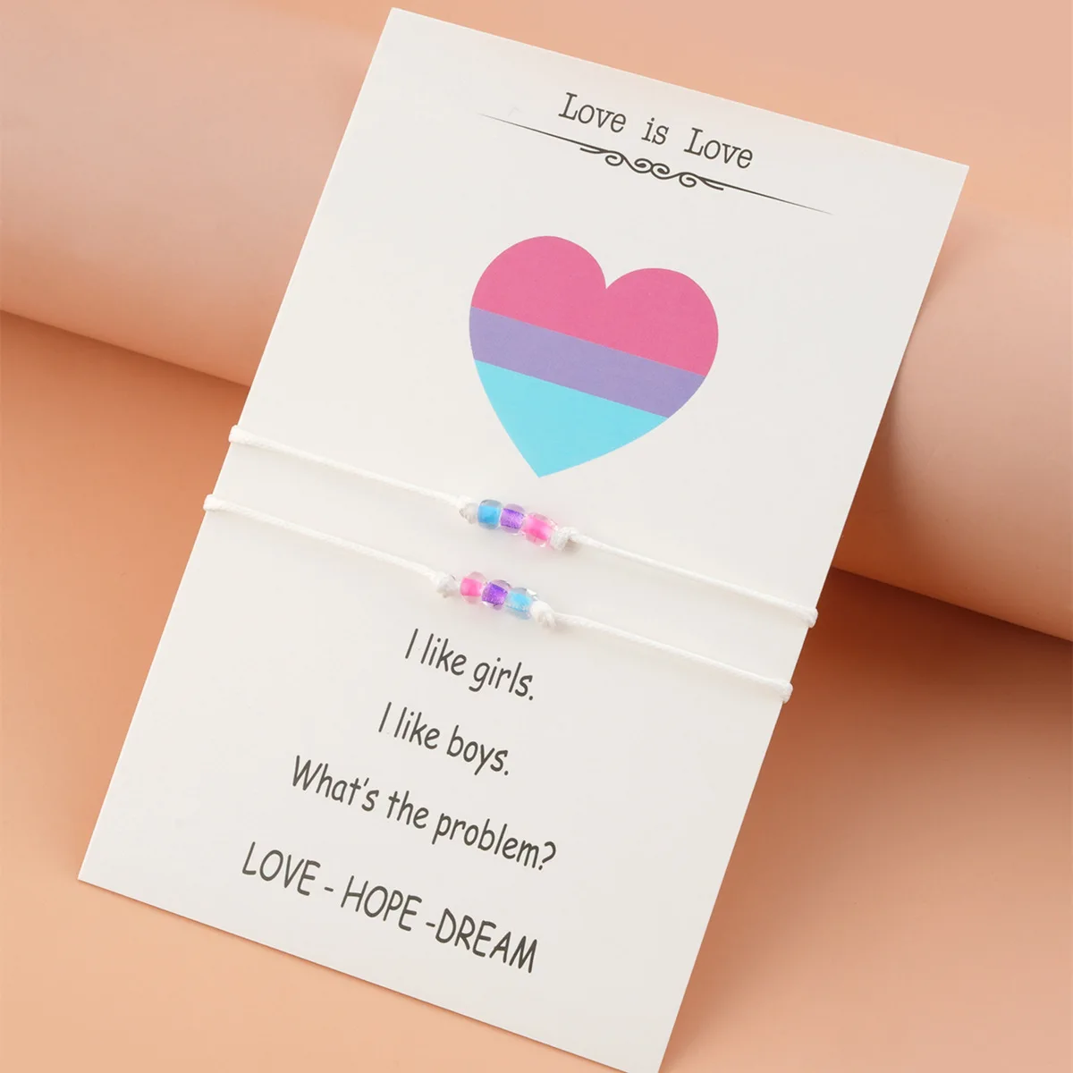 Gnoce Sterling Silver Heart Rainbow Flag Charm Bead - Love Is Love Engraved, Fits Pandora Bracelets & Necklaces, Valentine's Gift For Women
