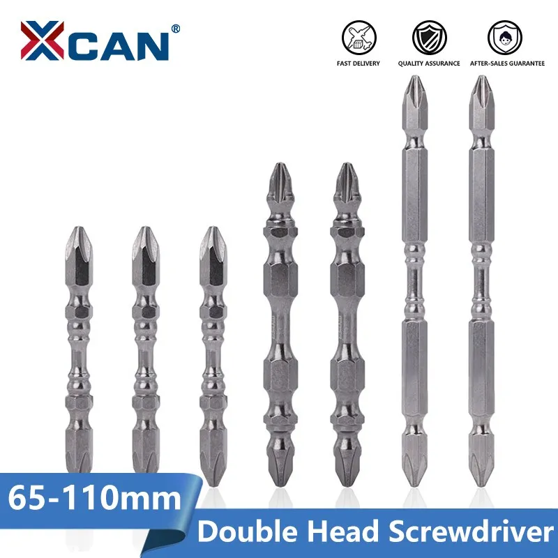 XCAN Double Head Screwdriver Bit Alloy Cross Head Screwdriver