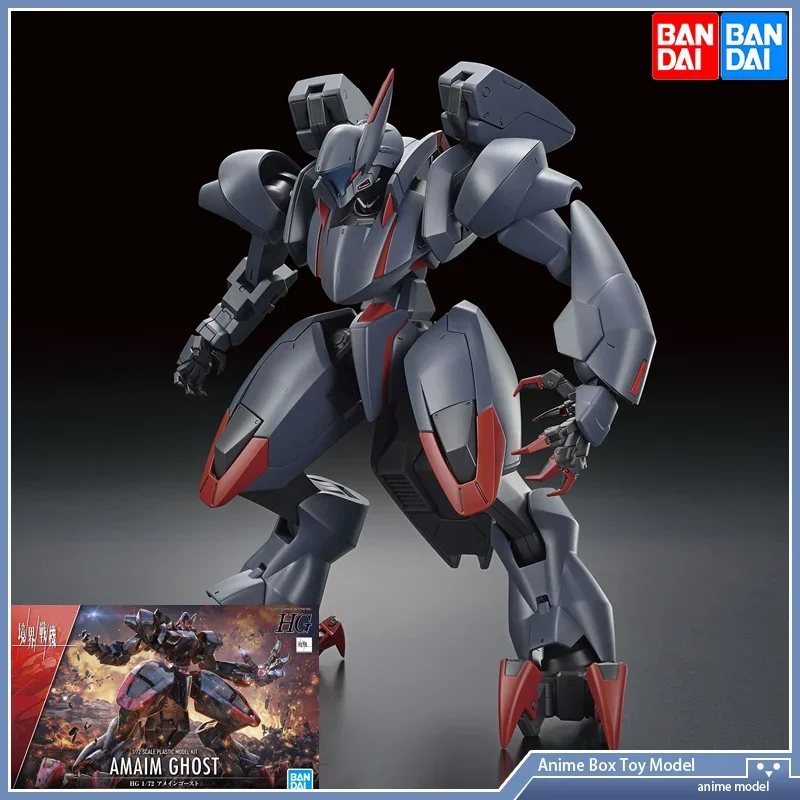 Фото [В наличии] Bandai HG 1/72, Модель Ремесленного истребителя AMAIM GHOST, пластиковая модель в сборе, модель Gundam №1