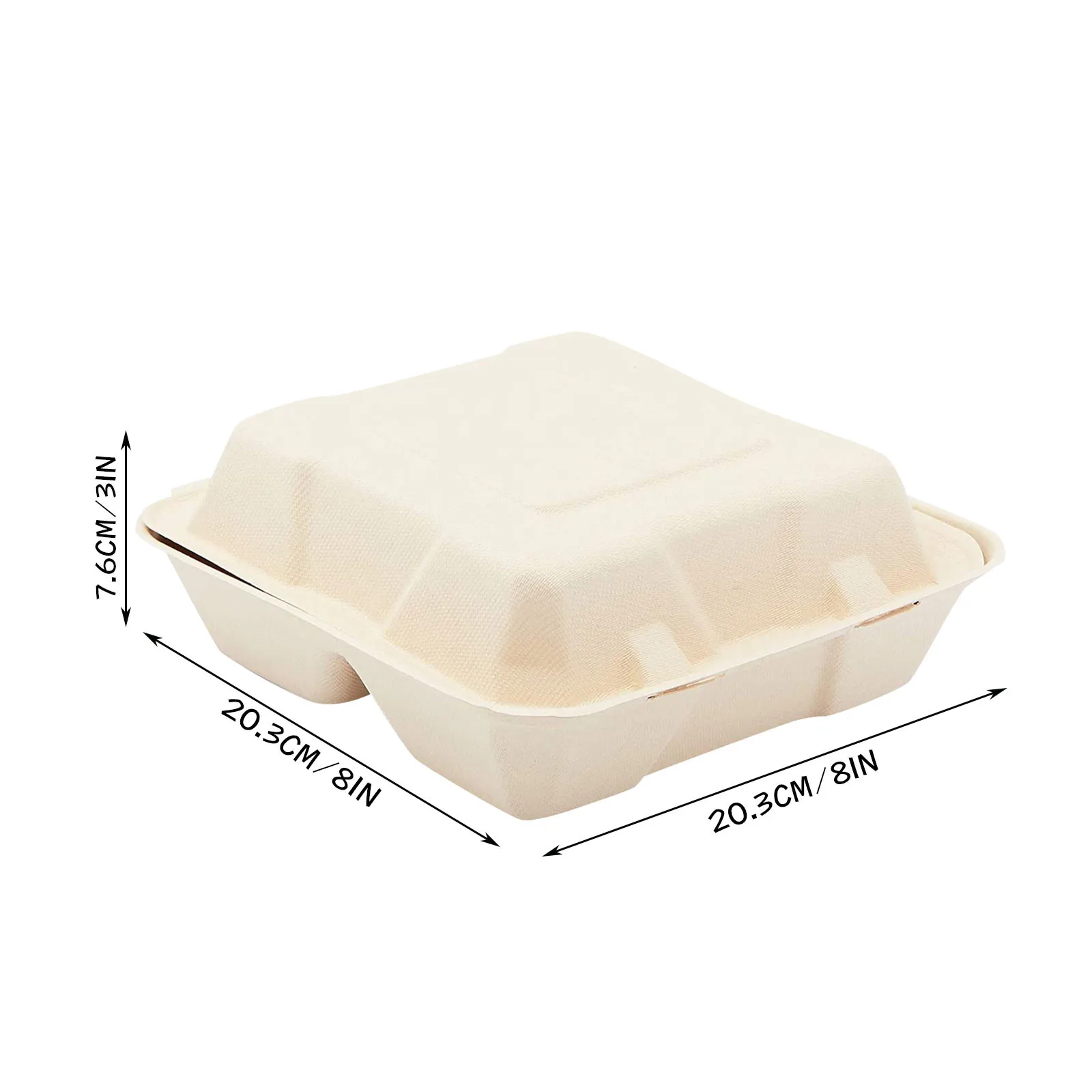 Biodegradable Hamburger Box Disposable Bento Lunch Box Cake Food