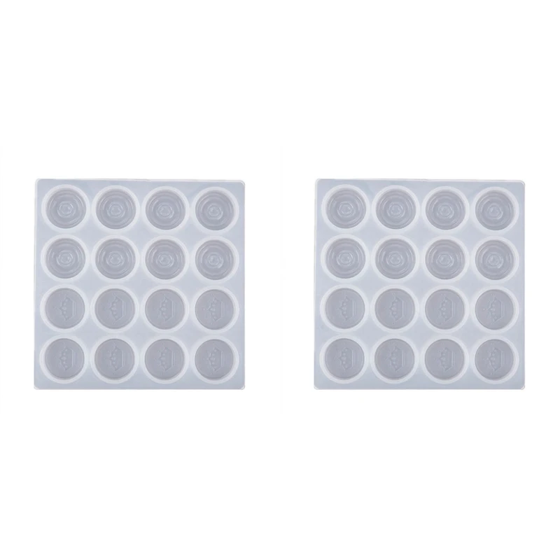 

2X DIY Chess And Checkers Silicone Making Mold Mirror Epoxy Resin Chessboard And Chess Piece Making Tools 113X113mm