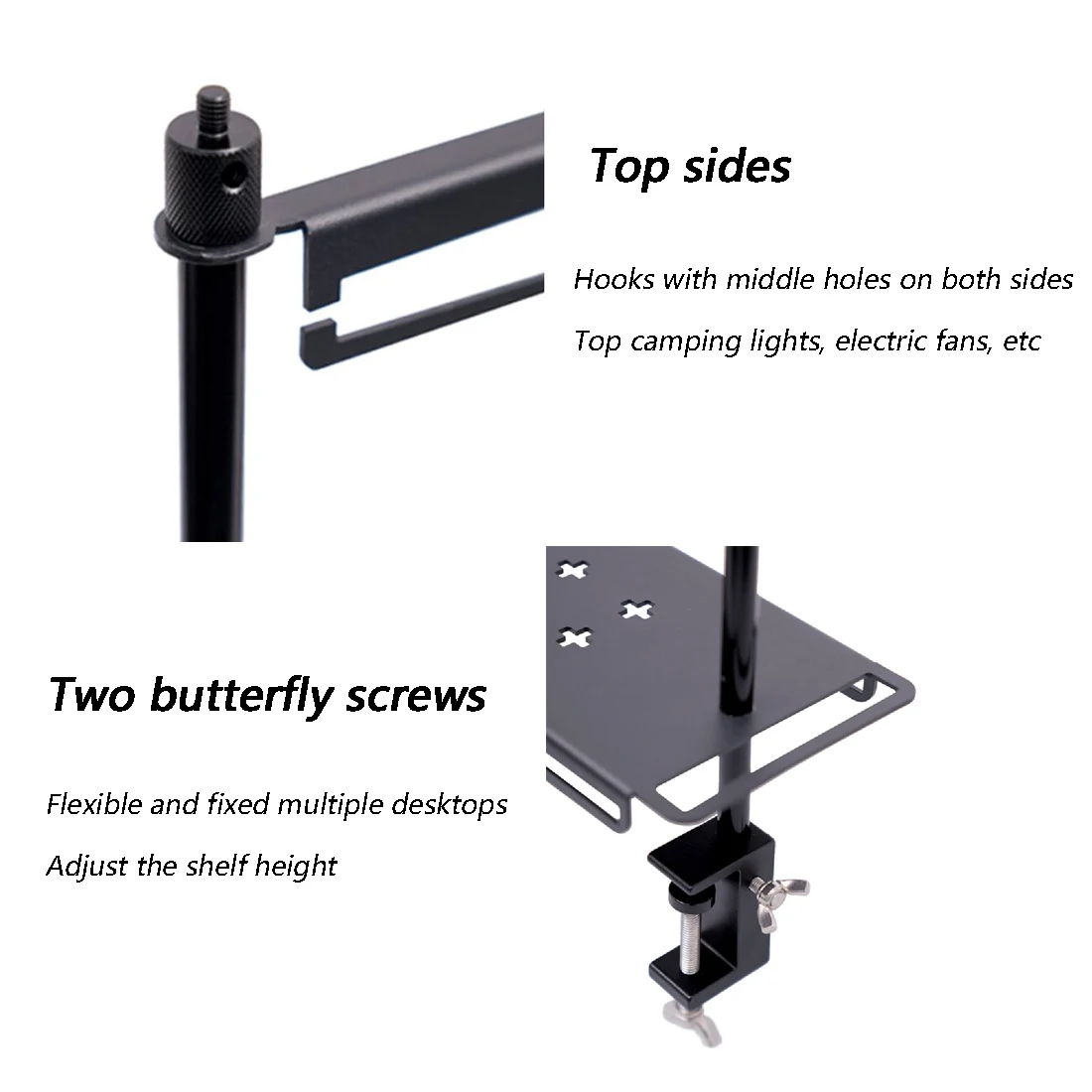 Lightweight Aluminum Detachable Camping Shelf 2
