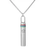 528Hz Low-frequency Whistle Sound Healing Meditation Breathing Decompression Whistles Stainless Steel Mindfulness Pendant 6