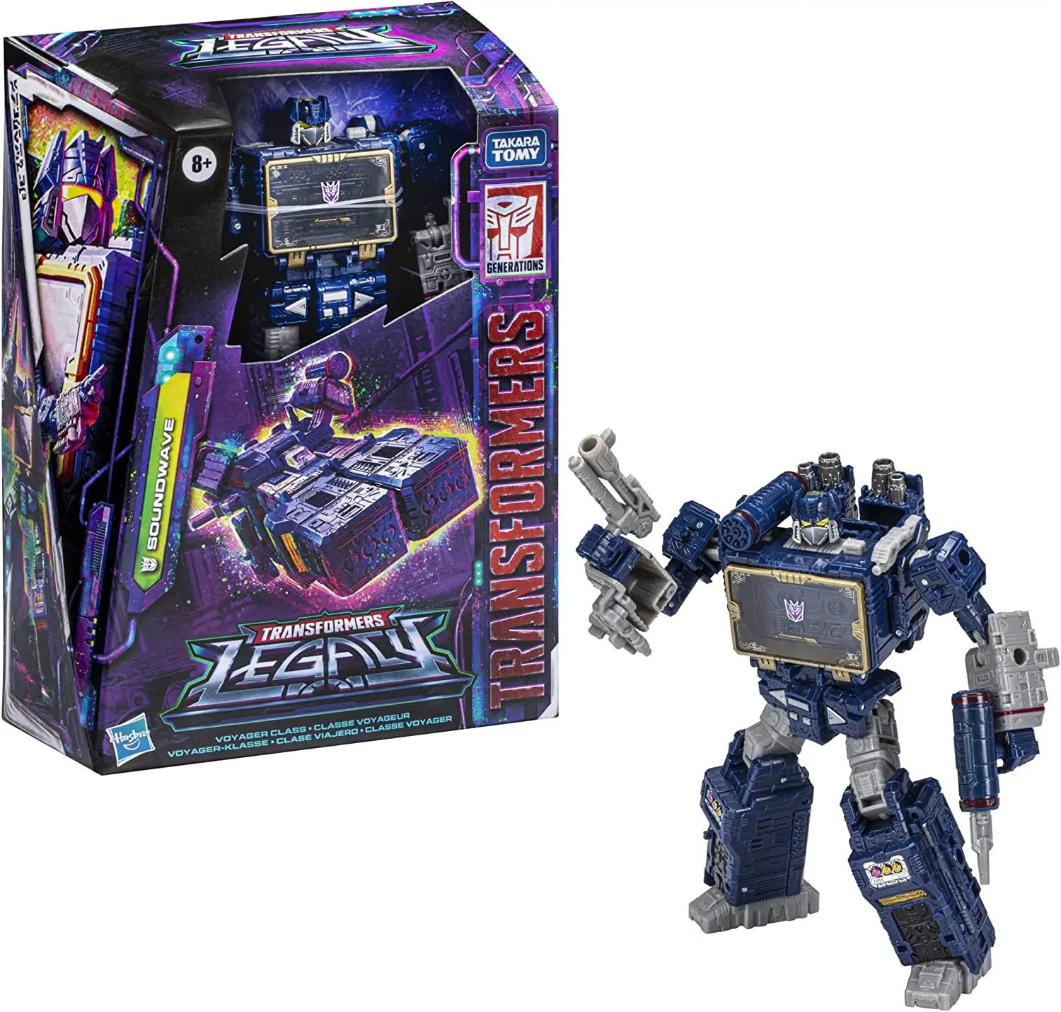 Мультяшные аниме Hasbro F3517 Трансформеры Tra Gen Legacy Ev Voyager S  Soundwave Детские модели игрушечные роботы подарки для мальчиков |  AliExpress