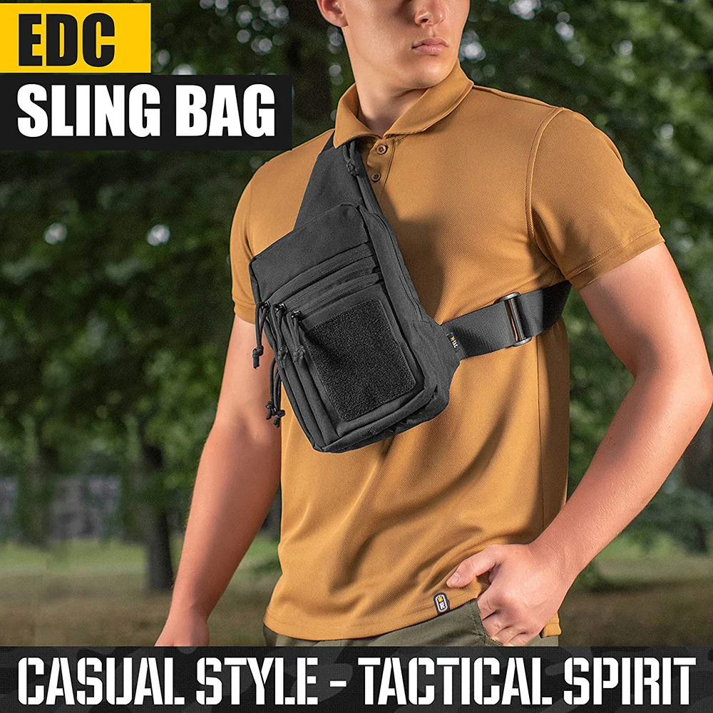 Marsupio Sportivo Tattico Da Uomo In Nylon 600D | Per Corsa, Escursionismo E Port D'Armi, Con Toppa PVC Bandiera USA