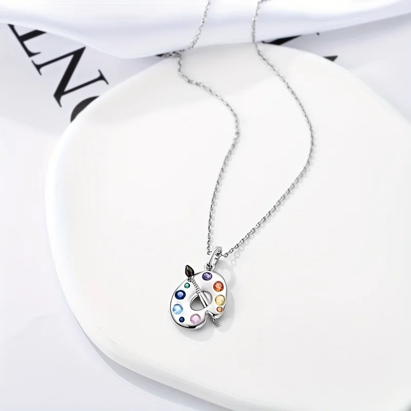Art Series Painter Charms Brush Pigment Color palette Bead Fit Diy Original Bracelets Charms Lucky Jewelry Gifts Diy Accessories