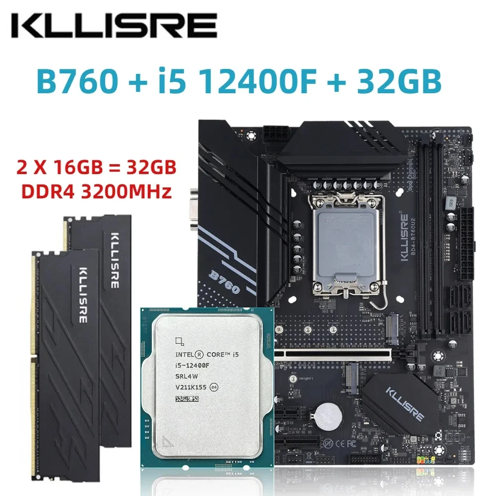 KLLISRE B760 マザーボード + i5 12400f Amazon | マイクロセンターCPUマザーボード Intel Core i5-12400F 第12