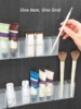 4/8pcs Mirror Cabinet Storage Box Cabinet Door Wall Mounted Transparent Lipstick And Cosmetics Separation Without Punching 2