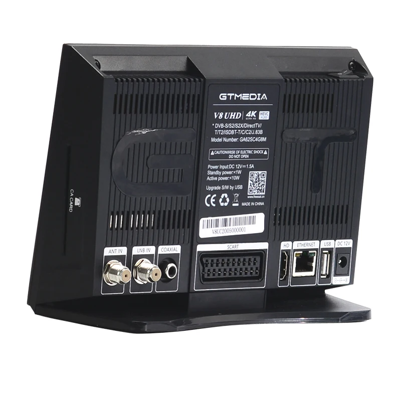 Gtmedia V8 UHD DVB S2  ù   , H.265 DDVB-S S2 S2X + T T2 ̺ ATSC-C ISDBT