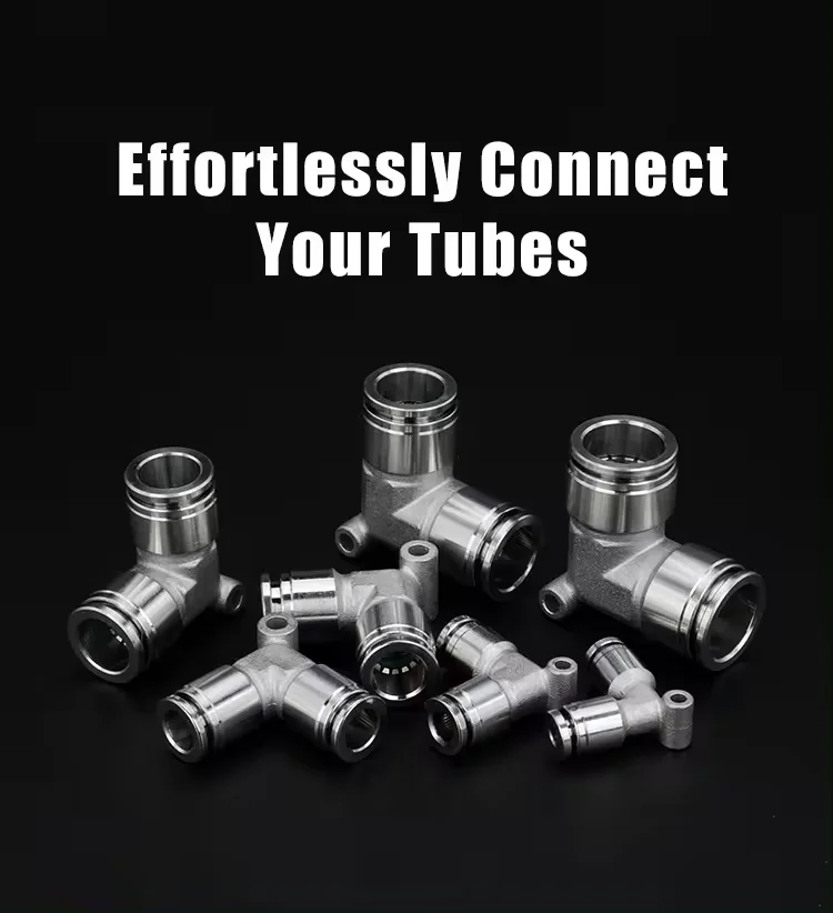 Description Picture 5 of itemAir Fitting All copper Nickel Plated Quick Connector PV Pneumatic Joint Straight Through