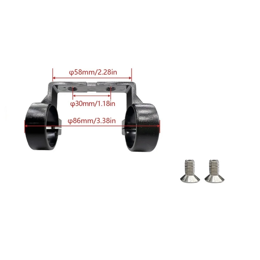 Support De Fixation Pour écran Vélo électrique KT LCD3/LCD8H - En ABS Noir - Compatible Avec Nombreux Modèles - 11