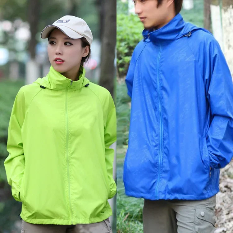 Sports Jacket For Men Women Outdoor Sun Protection Waterproof Wind-proof