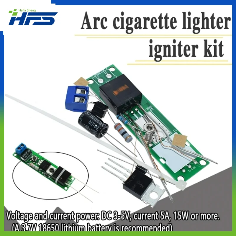 

DC3-5V DIY Kit High Voltage Generator Arc Igniter Lighter Kit for DIY Electronic Production Suite