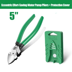 Magnetic Precision Shear Pliers with Protective Cover - Compact Tool Kit for DIY Enthusiasts and Professionals (5in Set)