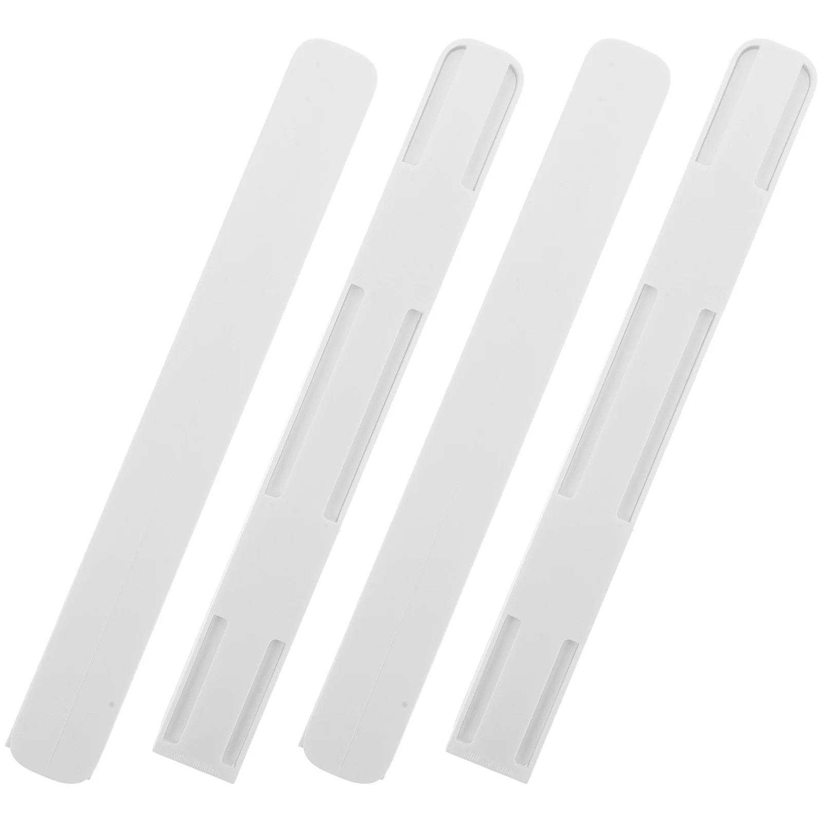 Storage Box Rail 4 Pcs Durable Slides Creative Track Bar Furniture DIY Rails Drawer Guide Self Adhesive Strong Load Bearing