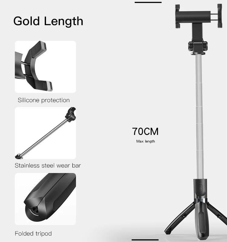 Yesido SFII Wireless Selfie Stick Tripod With Remote Control: Buy Yesido SFII Wireless Selfie Stick Tripod in Sri Lanka | ido.lk