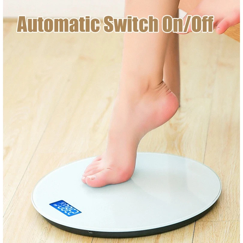 Digitale Körperfettwaage Mit Led-anzeige Für Das Badezimmer_voghion.com