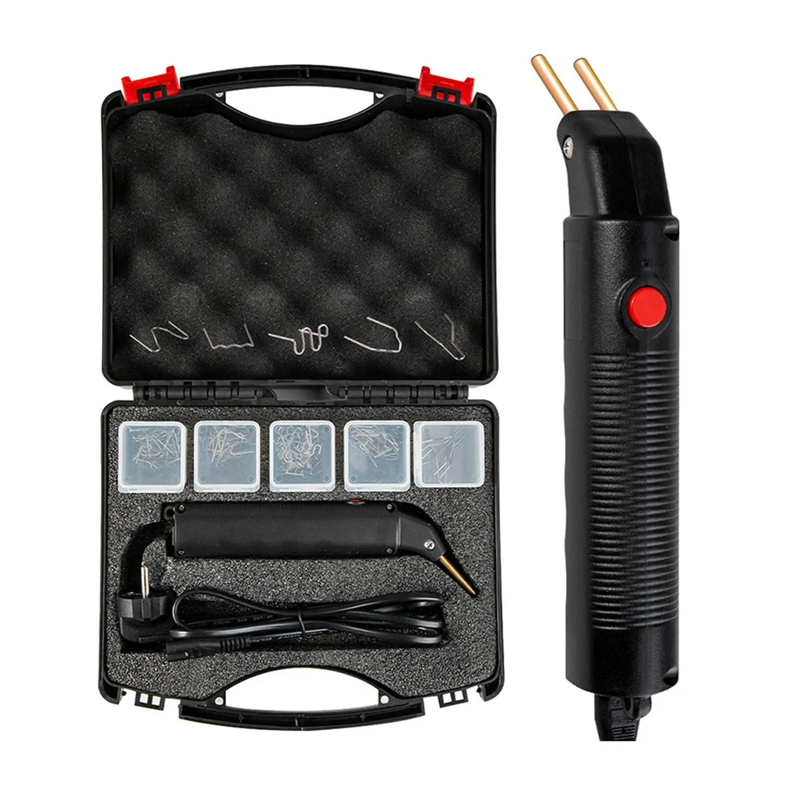 

Professional Car Bumper Crack Repair Welding Machine Set with Scraper Hot Stapler for Staples Repairing Crack Broken Kayak