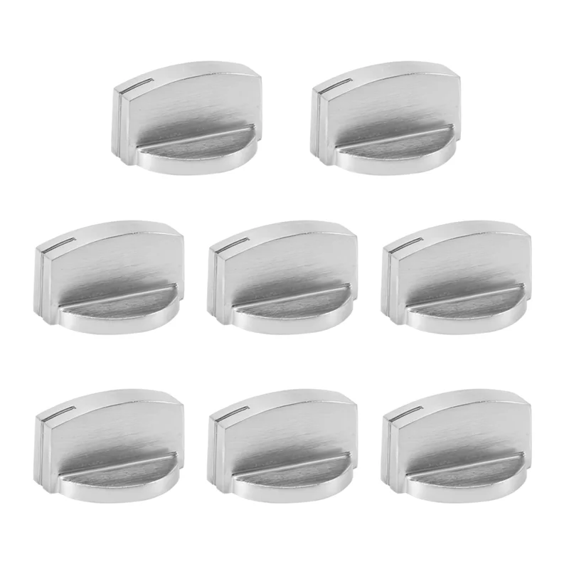 8Pcs Metal 8Mm Universal Gas Stove Control Knobs Adaptors Oven Switch Cooking Surface Control Locks Gas Stove Oven Knobs HOT