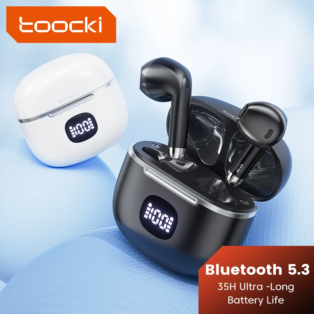 

Беспроводные наушники Toocki 06C с поддержкой Bluetooth и цифровым дисплеем
