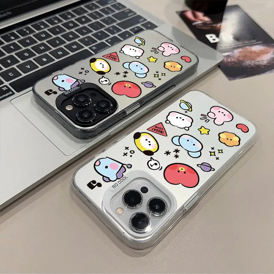 Cartoon BT Cute 21 Phone Case for iPhone 14 15 16 Plus thumbnail 2