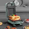220V Electric Sandwich Maker Kitchen Waffle Maker Automatic Edge Banding Non-sticky Toaster Multifunctional Breakfast Maker 650W 1