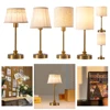 Cordless Table Lamp 3 Way Dimmable Desk Lamp with Fabric Shade Bedside Lamp Rechargeable Desk Reading Lamp for Bedroom 5