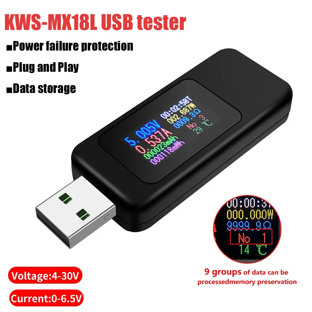 

USB-тестер 10 в 1, цифровой вольтметр постоянного тока, амперметр, измеритель напряжения, амперметр, детектор, индикатор заряда внешнего аккумулятора