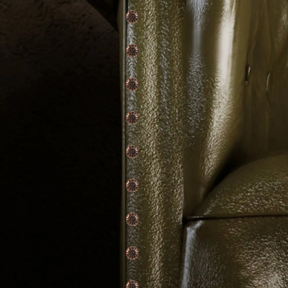 200개 빈티지 장 못, 철제 가구 장 못, 장 푸시핀, 소파 헤드보드 못, 팬시 썸 탭