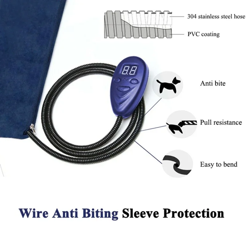 NEW Pet Heating Pad Cat Constant Temperature Electric Blanket 12V Low Voltage Pet Electric Heater For Dogs Bed
