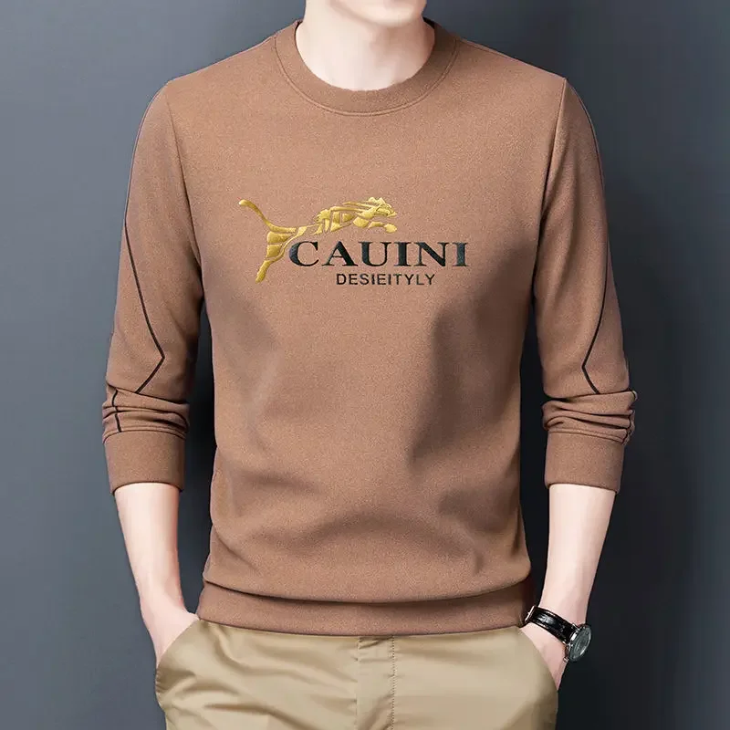 thumbnail image 1 of Sudaderas de cuello redondo Tendencias de moda 2024 Jerseys de hombre Unicolor Lisos Xxl Y2k Ropa Talla normal S Camiseta a granel Camiseta para hombre, 1 of 5