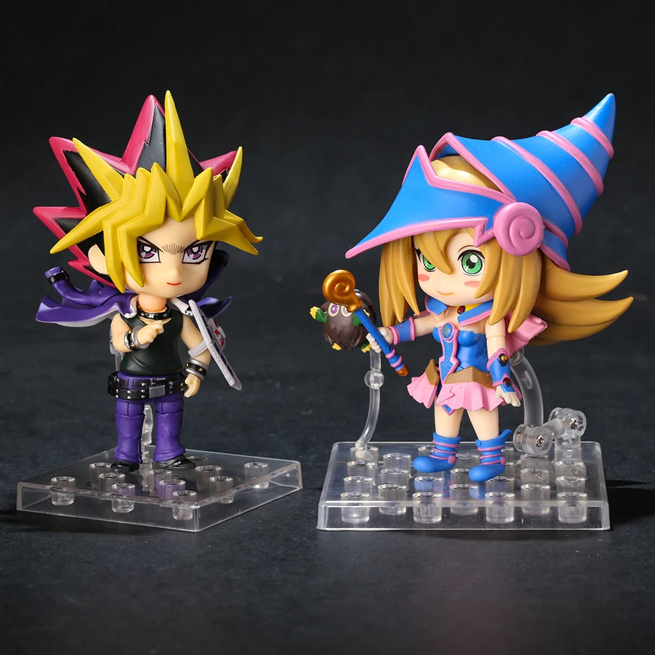 

Yu-Gi-Oh! Dark Magician Girl 1596 Yami Yugi 1069 Cute Figure Toy Movable Face Doll Room Decor Gift