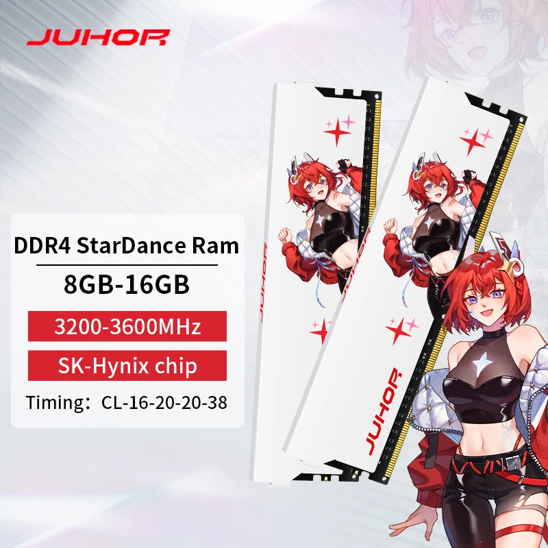 JUBathroom-Mémoire RAM DDR4, 16 Go, 8x2, 3200MHz, 32 Go, 16x2, 3200MHz,  3600MHz, Mémoire de canal pour les touristes de jeu de bureau