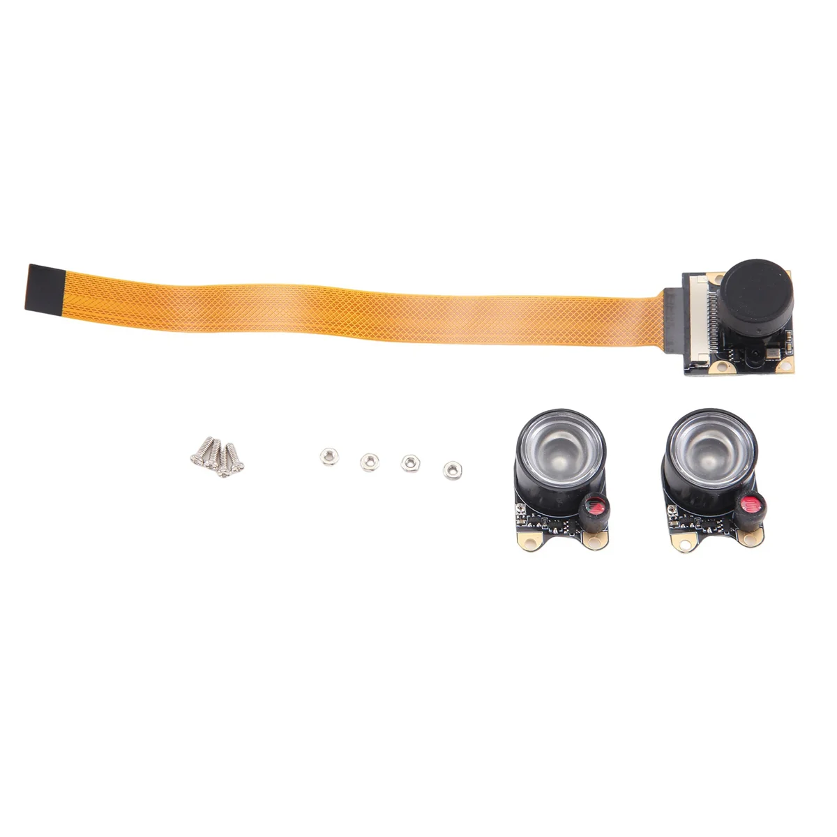 For Raspberry Pi 5/Zero/2W/W Camera Day and Night Vision Adjustable Focus Module, OV5647 5MP 1080P 130&deg; Viewing Angle