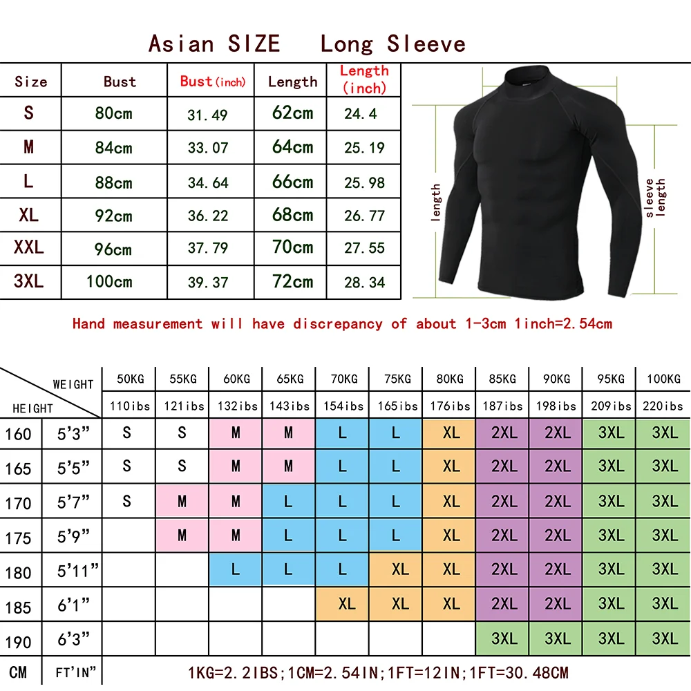 T-shirt sportiva da uomo a collo alto, ad asciugatura rapida, per bodybuilding e corsa, a maniche corte, compressione, top da palestra, fitness, aderente. - immagine 6