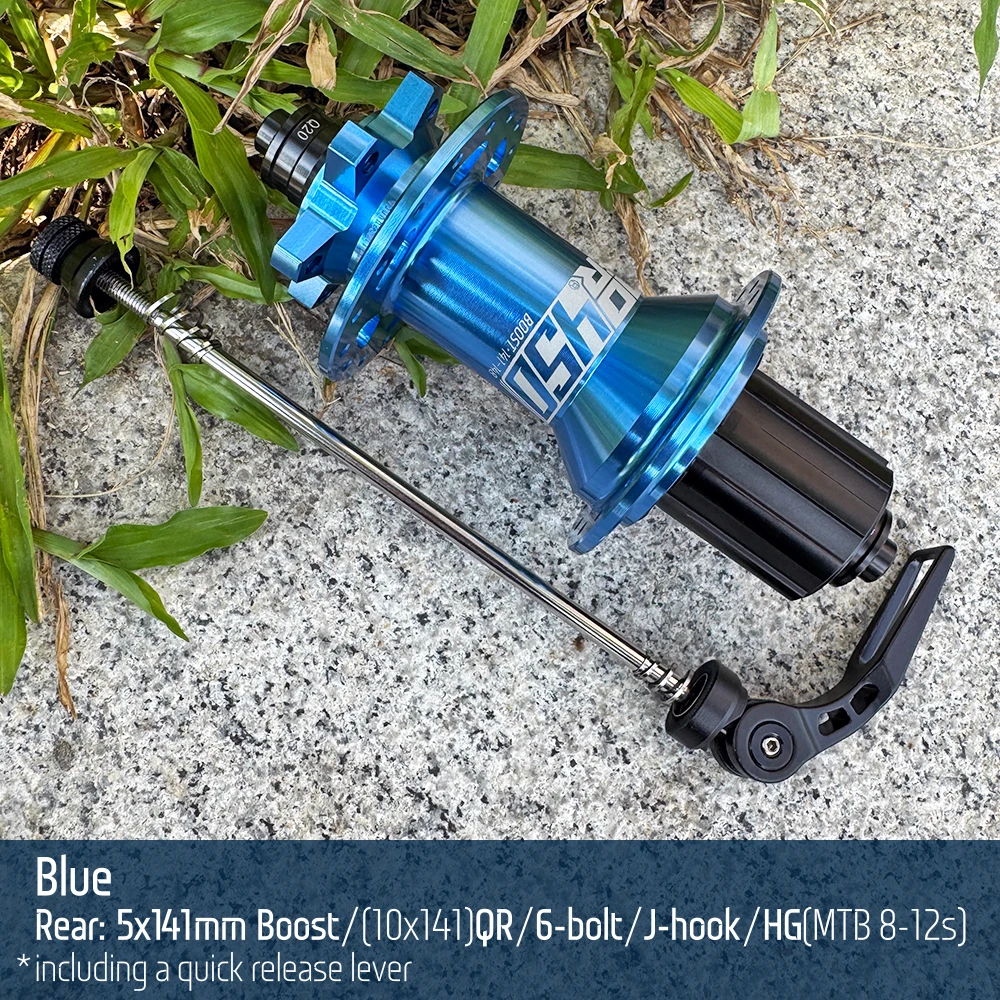 KHRIZ HUB クーザー450リアHG MS XD 8-12速 120クリック 28H 32穴 クロモリ鋼軸