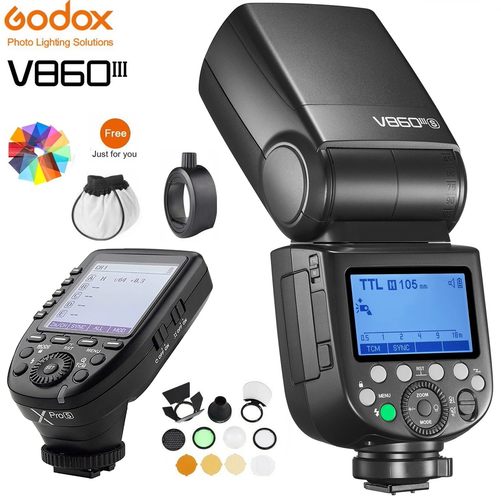Godox V1C/N/S 2.4G TTL HSS 1/8000s Camera Flash | Tech Nuggets - View #11