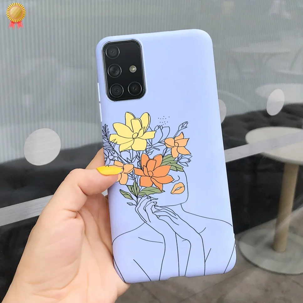 For Samsung M31 M31s M31Prime Case Cute Cartoon Cat Shockproof Silicone Cover For Samsung Galaxy M31 M31s Phone Case Back Cover