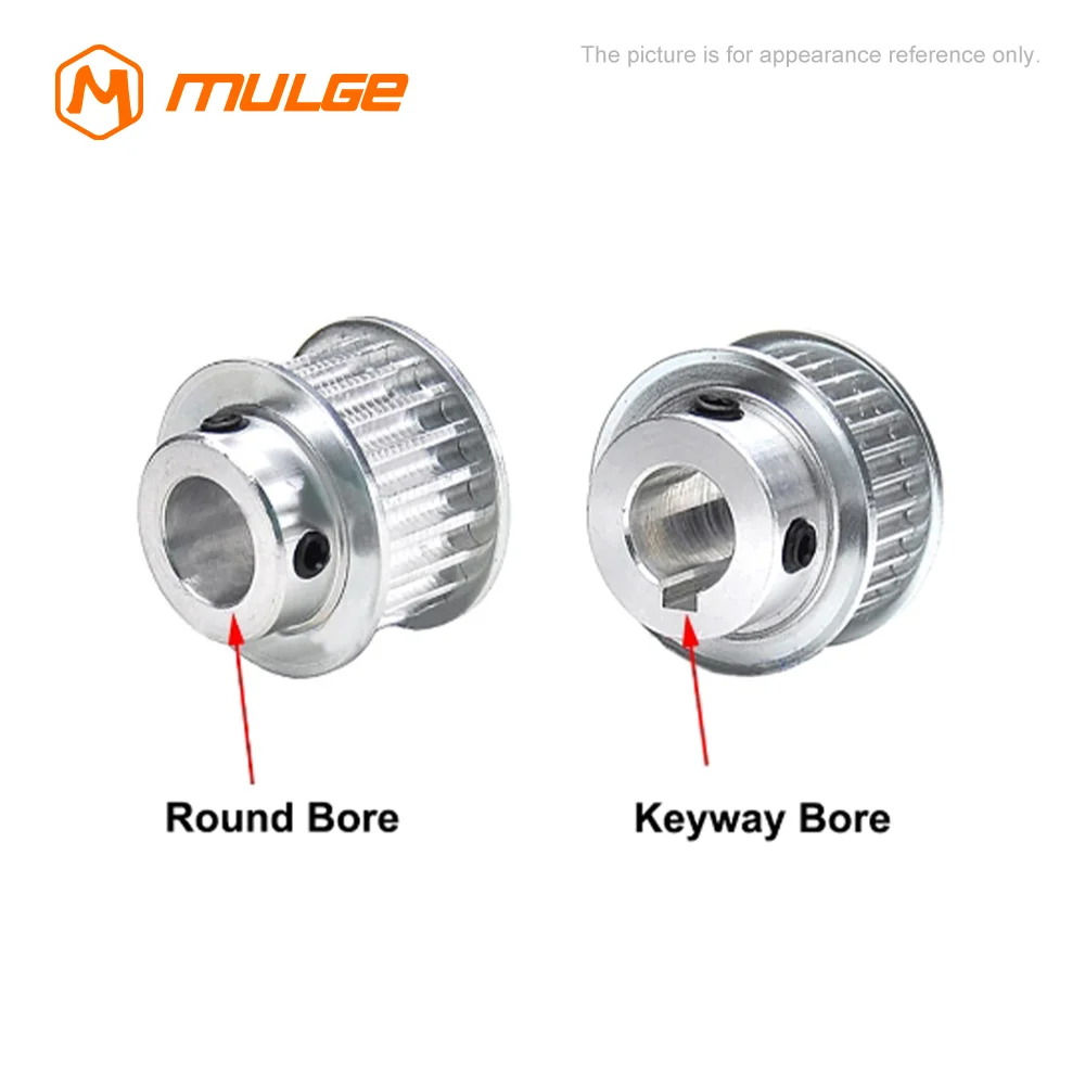 HTD5M Timing Pulley 26T/28T/30Teeth BF Keyway hole 8/10/12/12.7-30mm Belt Width 10/15/20/25mm 3D printed parts 5GT 3d printer accessories,timing belt pulley,belt pulley
