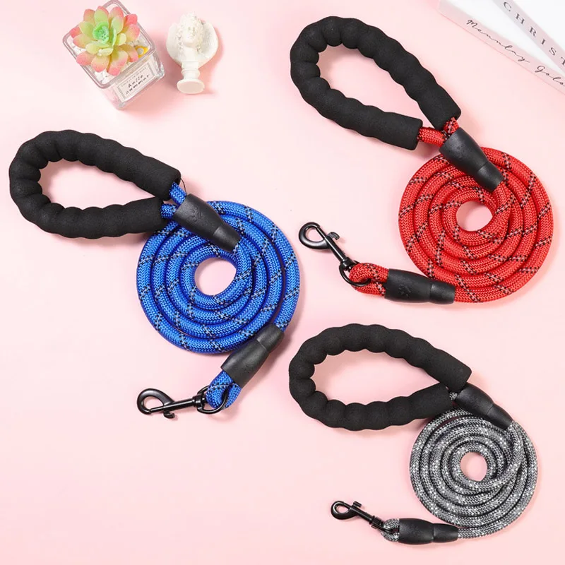 Reflective Dog Leash with Handle 2