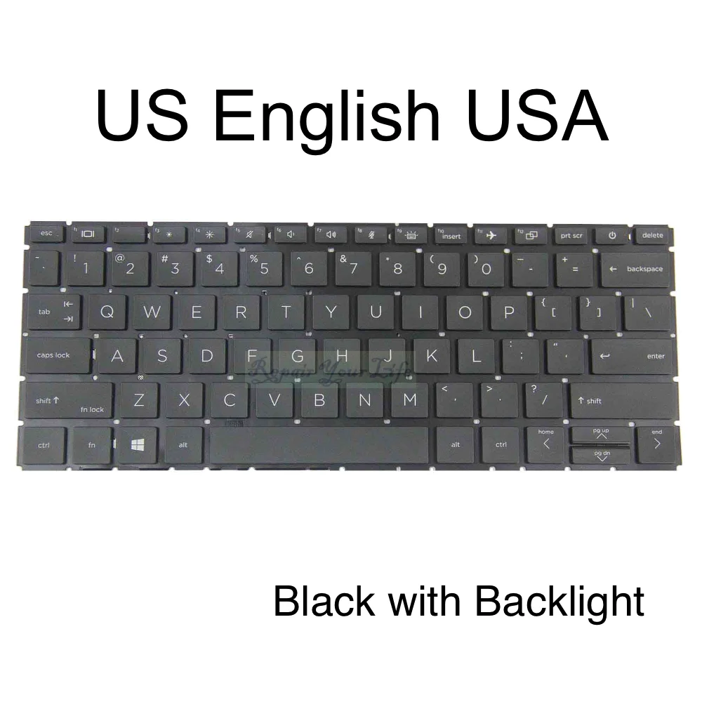 Teclado Retroiluminado para hp Probook 630 g8 635 g7 635 Aero g7 635 Aero g8 Inglês com Retroiluminação - Imagem 2