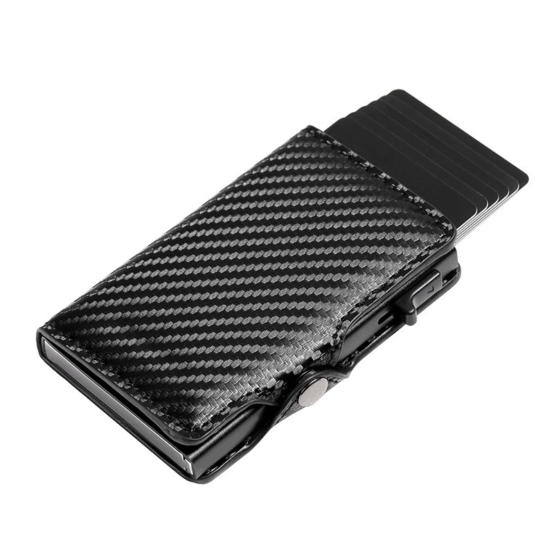 Sleek Carbon Fiber RFID-Blocking Minimalist Wallet