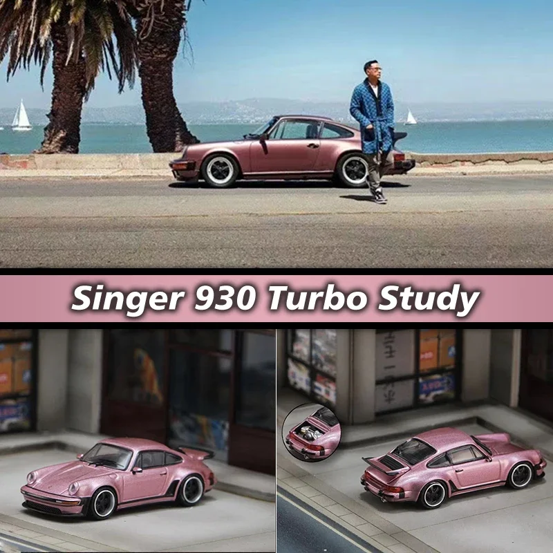 

In Stock SW HF 1:64 Singer 930 Turbo Study Diecast Diorama Car Model Collection Miniature Carros Toys Street Weapon