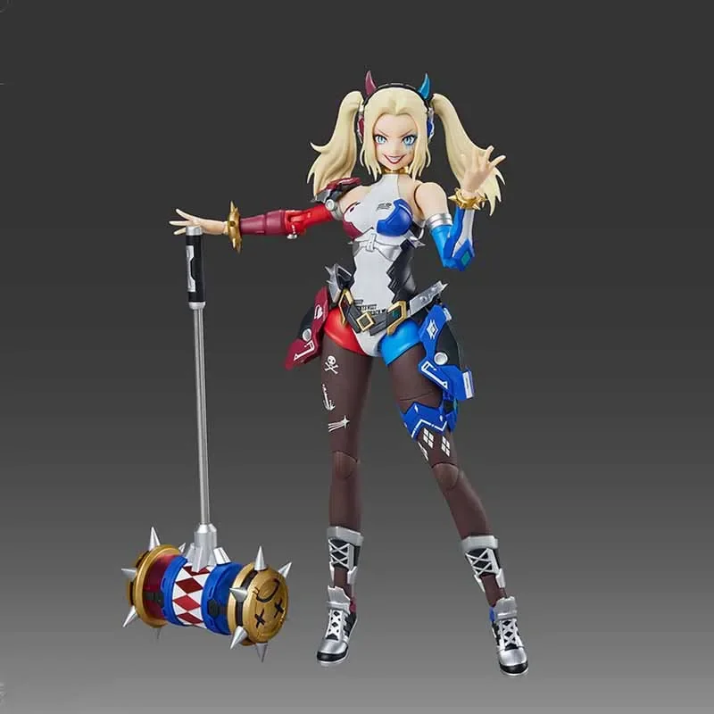 메카 피그 오리지널 모델 키트 DC 할리퀸 두 가지 형태 애니메이션 액션 피규어 조립 모델 장난감 소년용 폼 코튼 포장