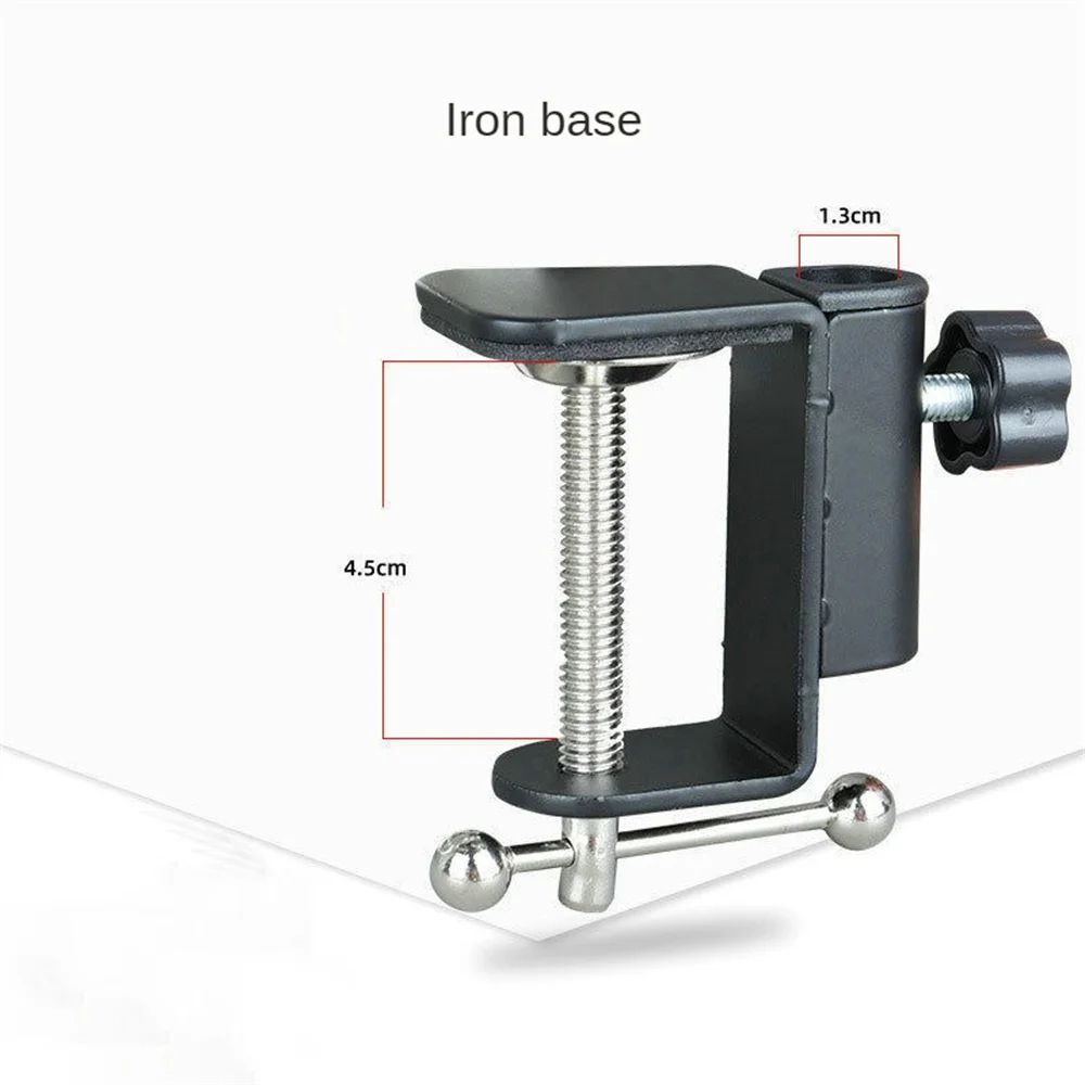 Lamp Clip I-shaped Clip Metal Stand Base Metal Handle Easy To Adjust