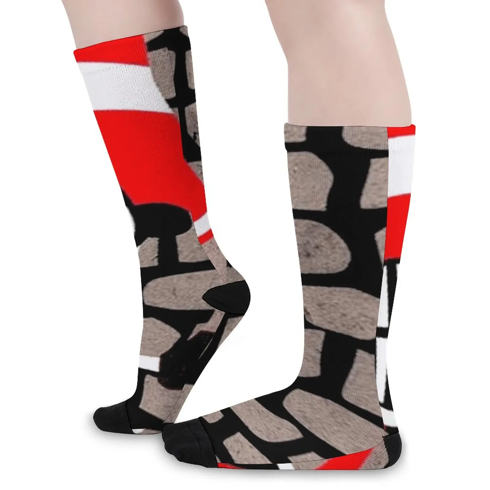 PARIS-ROUBAIX : Vintage Bike Racing Print Socks funny man socks sports and leisure gift for men Stockings man